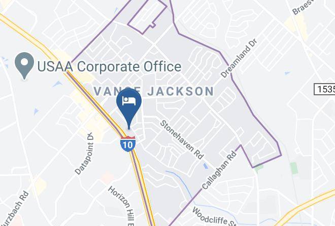 Bexar - Motel 6 San Antonio Tx Fiesta Trails Maps