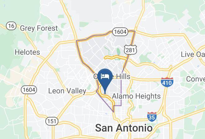 Bexar - Motel 6 San Antonio Tx I 10 West Maps