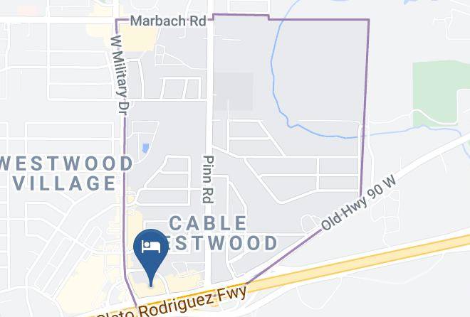 Bexar - Motel 6 San Antonio Tx Near Lackland Afb Maps