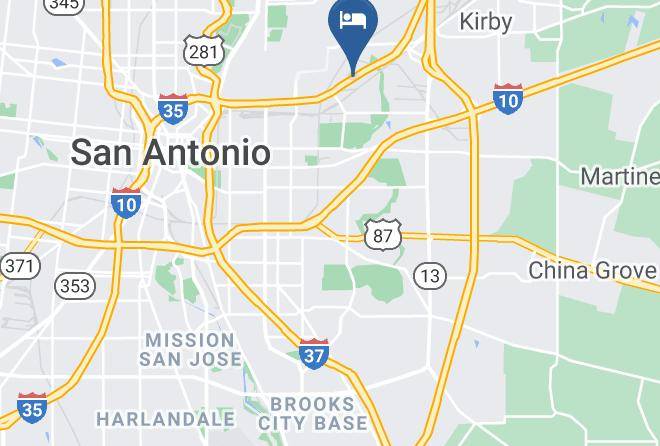 Bexar - Motel 6 San Antonio Tx Splashtown Maps