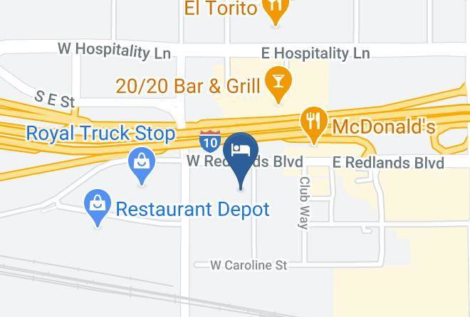San Bernardino - Motel 6 San Bernardino Ca South Maps