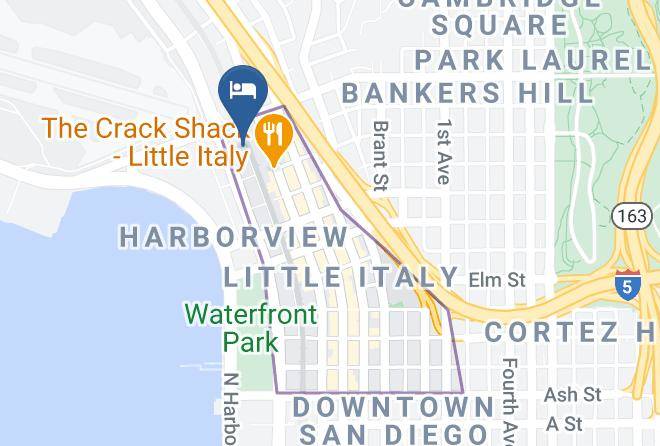 San Diego - Motel 6 San Diego Ca Airport Harbor Maps