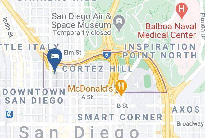Motel 6 San Diego Ca Downtown Map