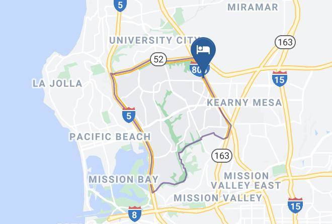 San Diego - Motel 6 San Diego Ca North Maps