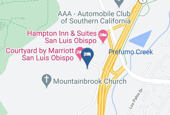 San Luis Obispo - Motel 6 San Luis Obispo Ca South Maps
