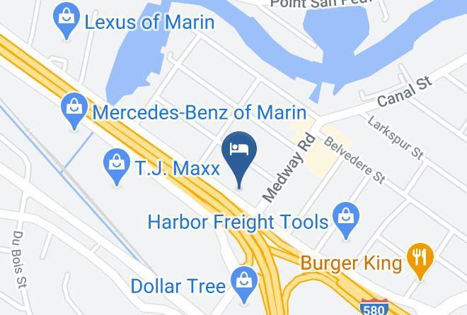Marin - Motel 6 San Rafael Ca Maps