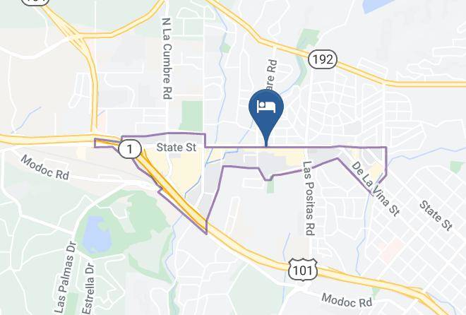Santa Barbara - Motel 6 Santa Barbara Ca State Street Maps