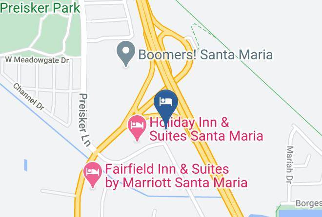 Santa Barbara - Motel 6 Santa Maria Ca Maps