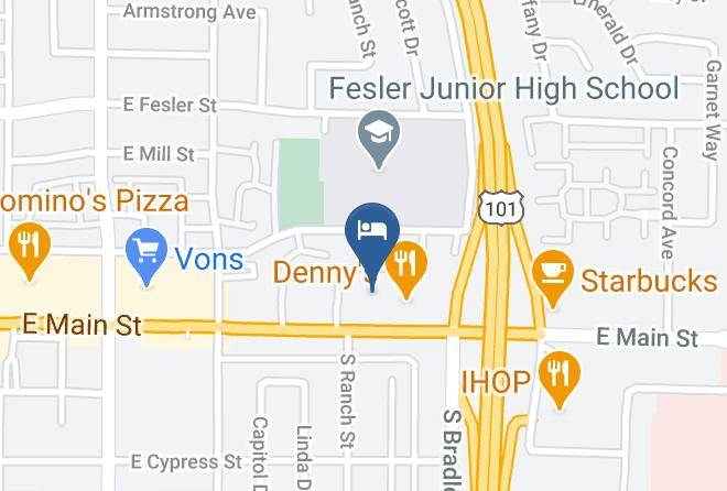 Santa Barbara - Motel 6 Santa Maria Ca South Maps