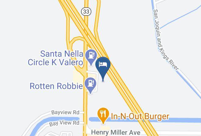 Merced - Motel 6 Santa Nella Ca Los Banos Interstate 5 Maps