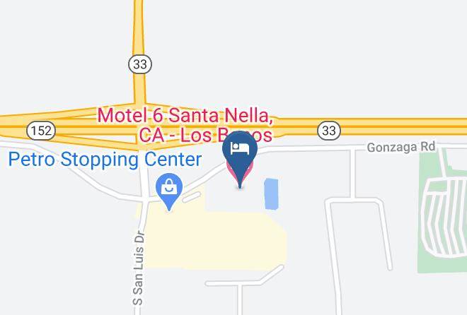Merced - Motel 6 Santa Nella Ca Los Banos Maps