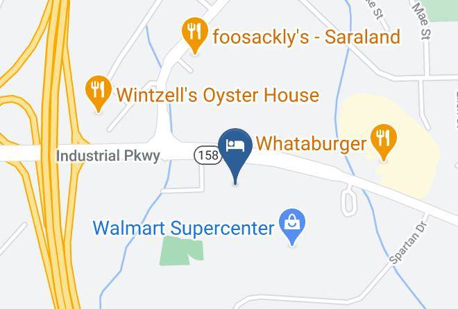 Mobile - Motel 6 Saraland Al Maps