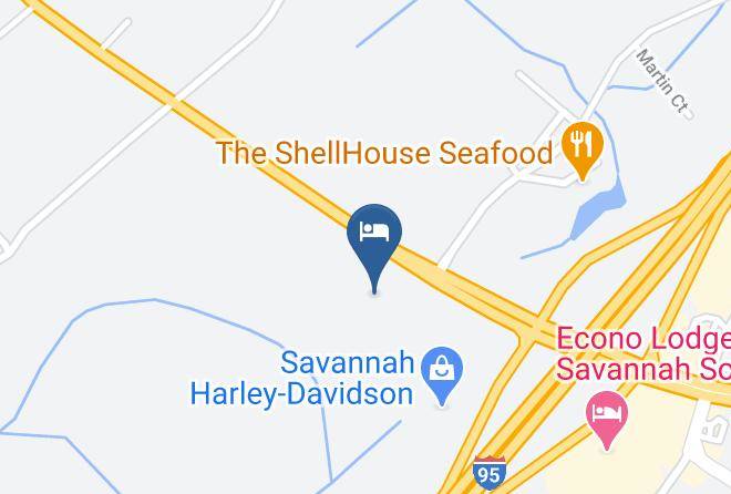 Chatham - Red Roof PLUS+ & Suites Savannah I-95 Maps