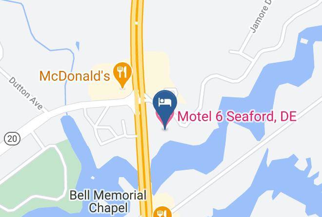 Motel 6 Seaford De Map