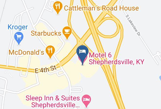 Motel 6 Shepherdsville Ky Map