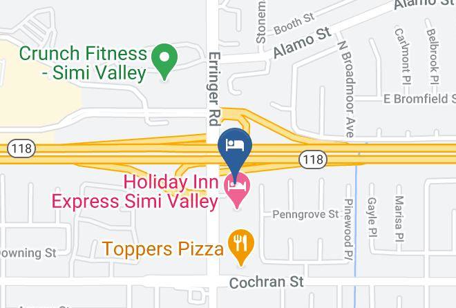 Ventura - Motel 6 Simi Valley Ca Maps