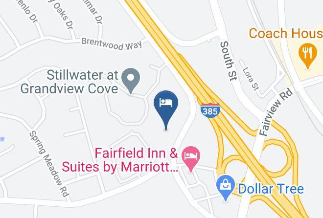 Motel 6 Simpsonville Sc Greenville Map