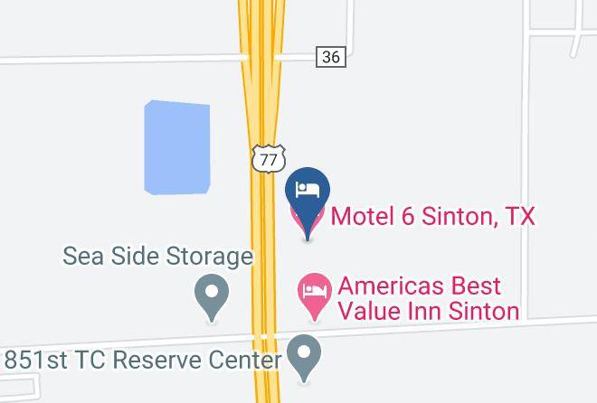 San Patricio - Motel 6 Sinton Tx Maps