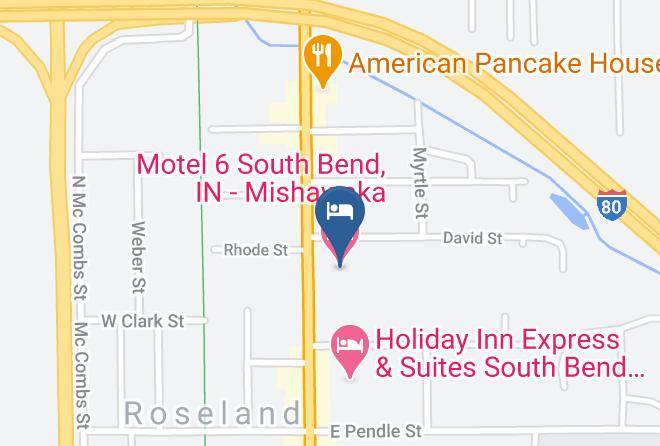 St Joseph - Motel 6 South Bend In Mishawaka Maps