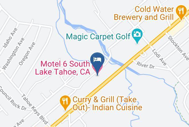 El Dorado - Motel 6 South Lake Tahoe Ca Maps