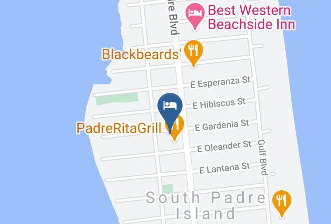 Cameron - Ocean Inn South Padre Island Maps