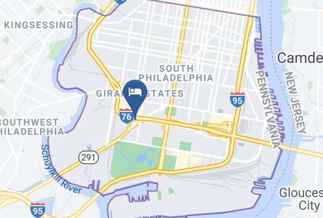 Penrose Hotel Philadelphia Map