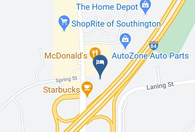 Hartford - Motel 6 Southington Ct Hartford Maps
