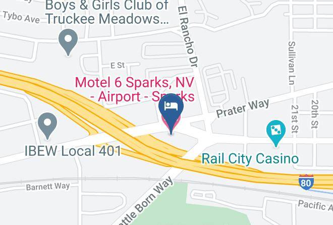 Washoe - Motel 6 Sparks Nv Airport Sparks Maps