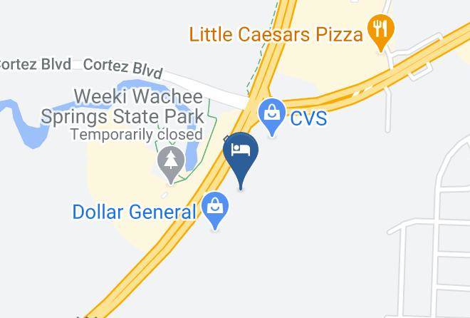 Hernando - Motel 6 Spring Hill Fl Weeki Wachee Maps
