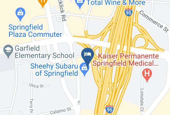 Fairfax - Motel 6 Springfield Dc Washington Southwest Maps