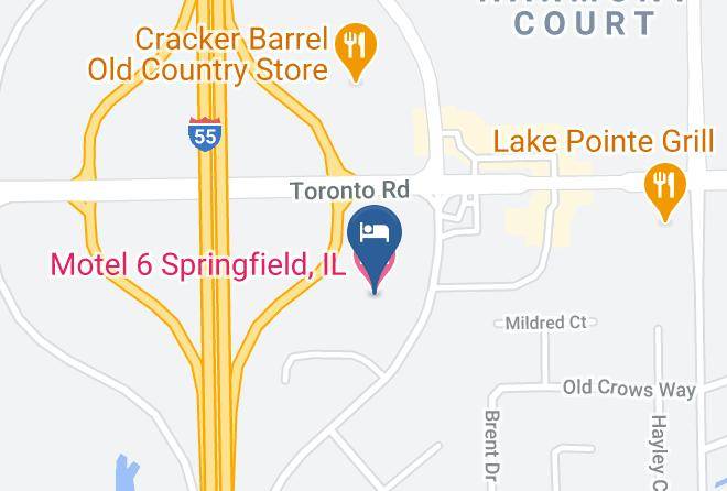 Sangamon - Motel 6 Springfield Il Maps