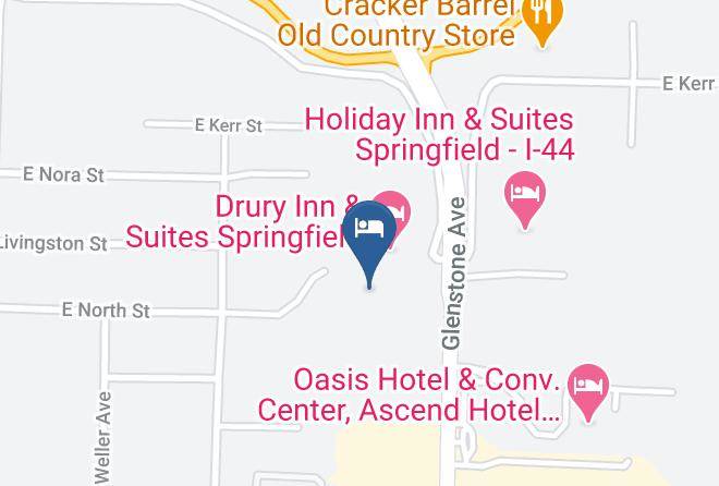 Greene - Motel 6 Springfield Mo North Maps
