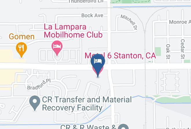 Orange - Motel 6 Stanton Ca Maps