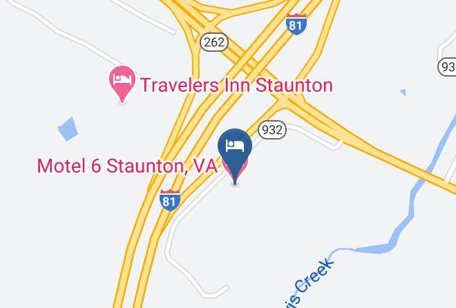 Augusta - Motel 6 Staunton Va Maps