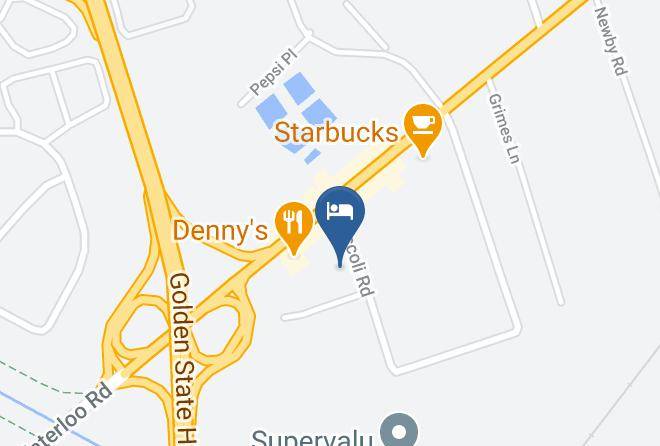 San Joaquin - Motel 6 Stockton Ca East Maps