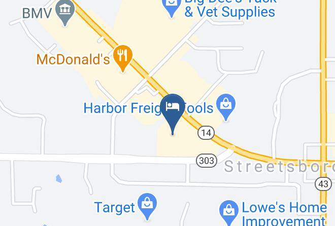 Portage - Motel 6 Streetsboro Oh Maps
