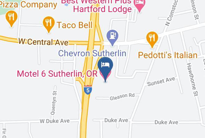Douglas - Motel 6 Sutherlin Or Maps