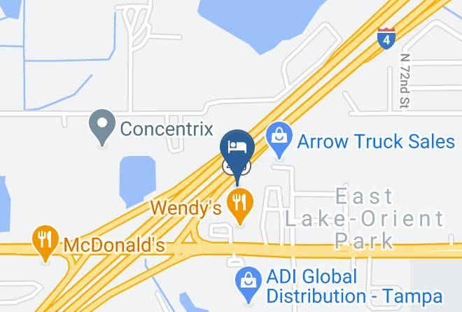 Hillsborough - Motel 6 Tampa Fl Maps