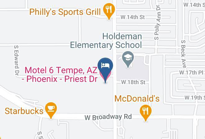 Maricopa - Motel 6 Tempe Az Phoenix Priest Dr Maps