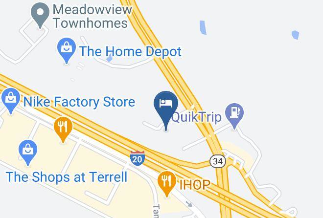 Kaufman - Motel 6 Terrell Tx Maps