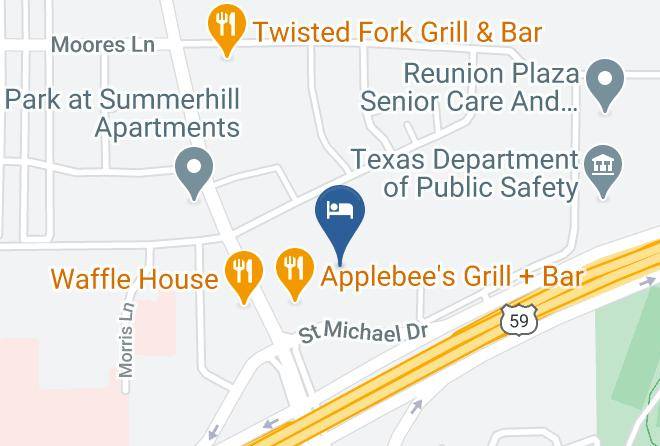 Bowie - Motel 6 Texarkana Tx Maps