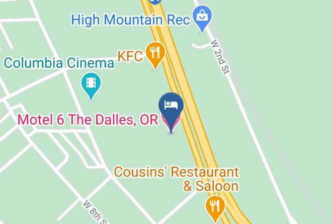 Wasco - Motel 6 The Dalles Or Maps