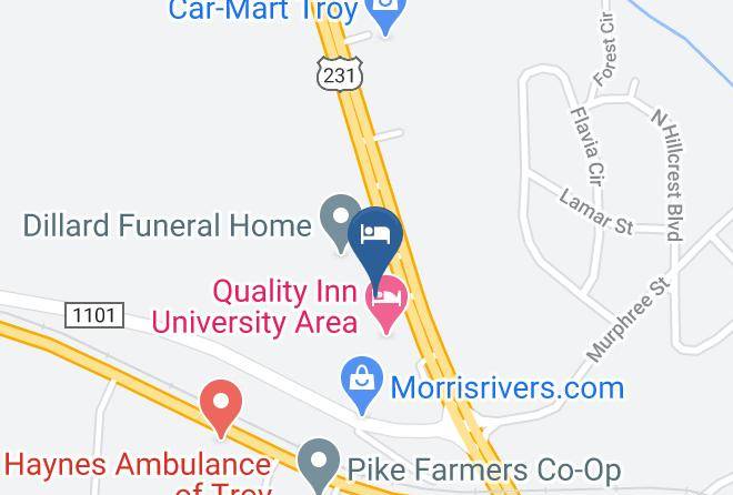 Motel 6 Troy Al Map