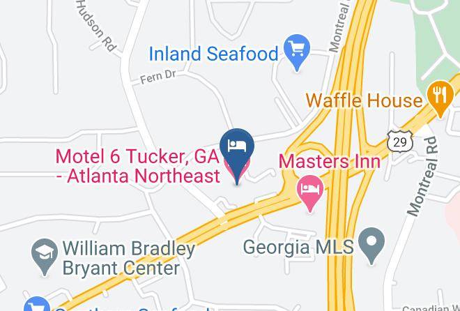Dekalb - Motel 6 Tucker Ga Atlanta Northeast Maps