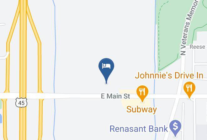 Motel 6 Tupelo Ms Downtown Map