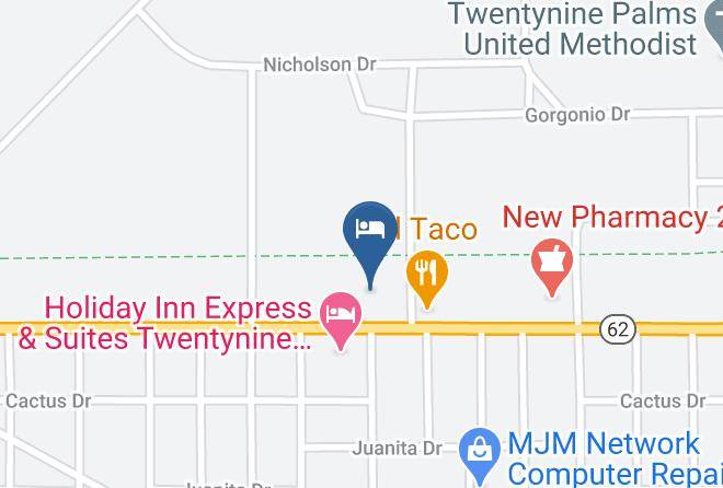 San Bernardino - Motel 6 Twentynine Palms Ca Maps