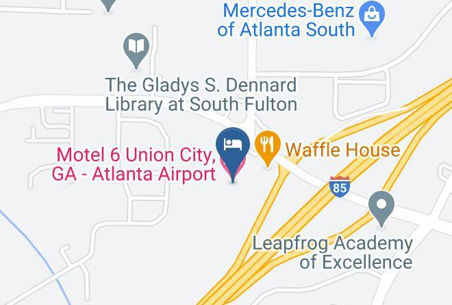 Fulton - Motel 6 Union City Ga Atlanta Airport Maps