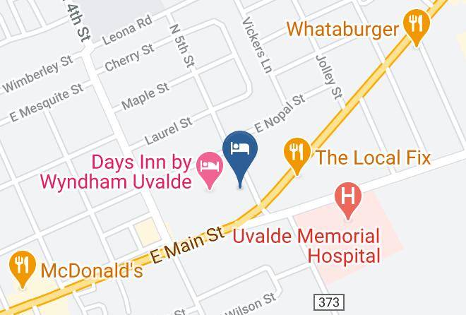 Uvalde - Motel 6 Uvalde Tx Maps