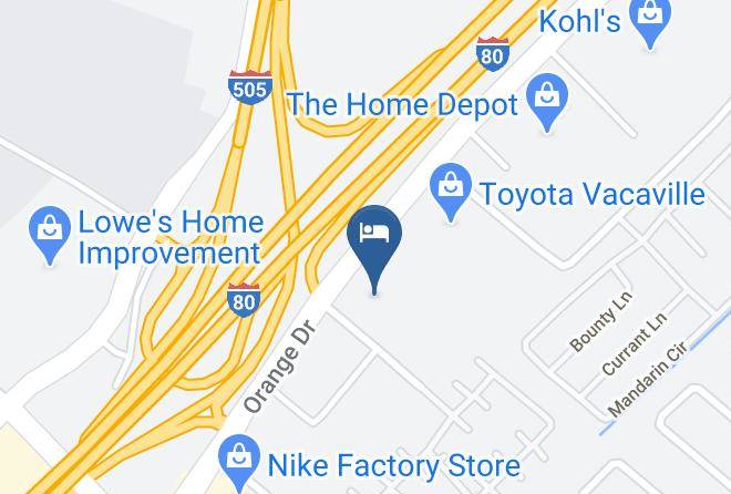 Solano - Motel 6 Vacaville Ca Maps