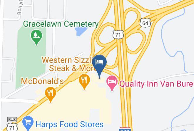 Crawford - Motel 6 Van Buren Ar Maps